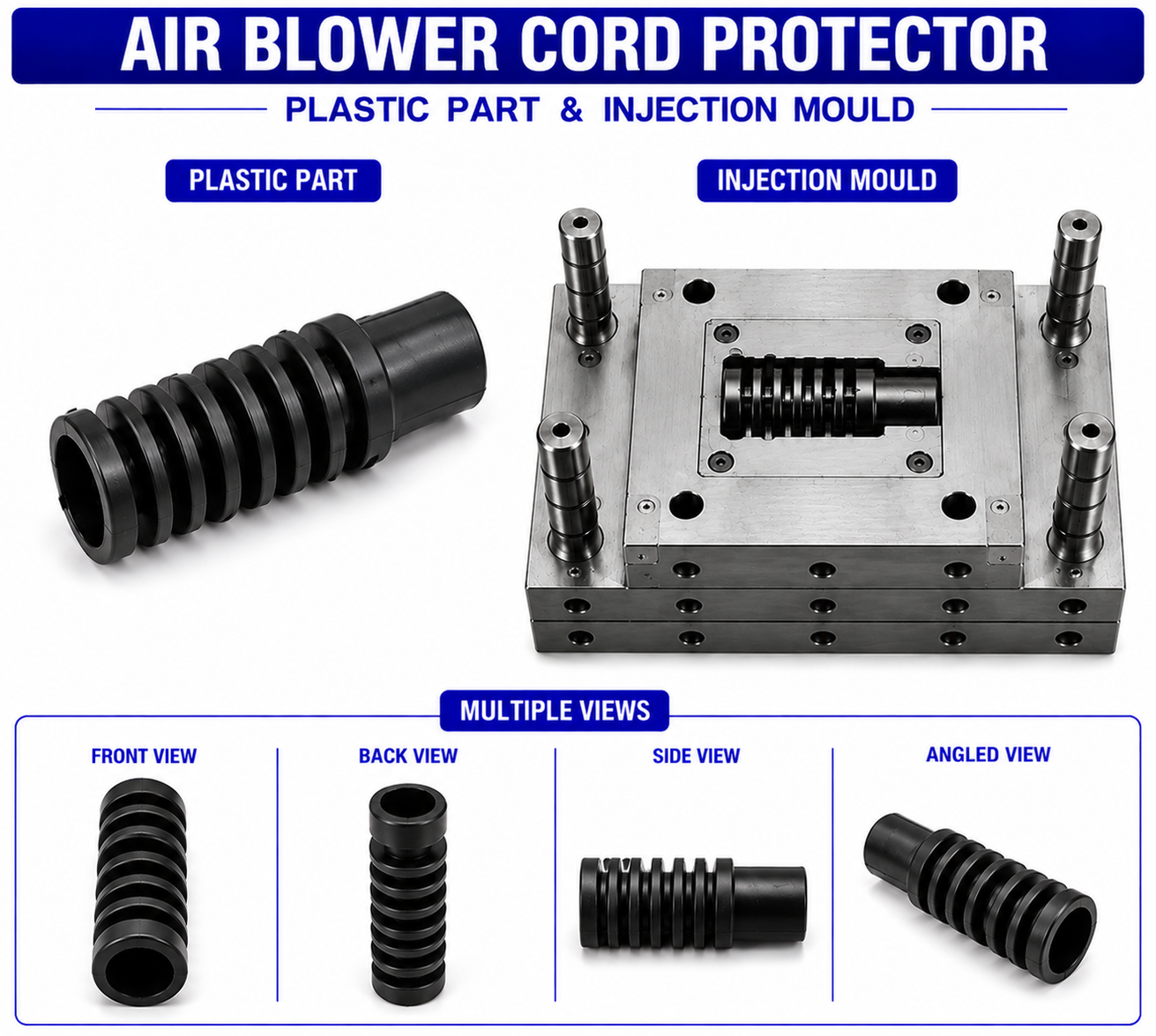 Air Blower Plastic Cord Protector Mould and Moulding Services